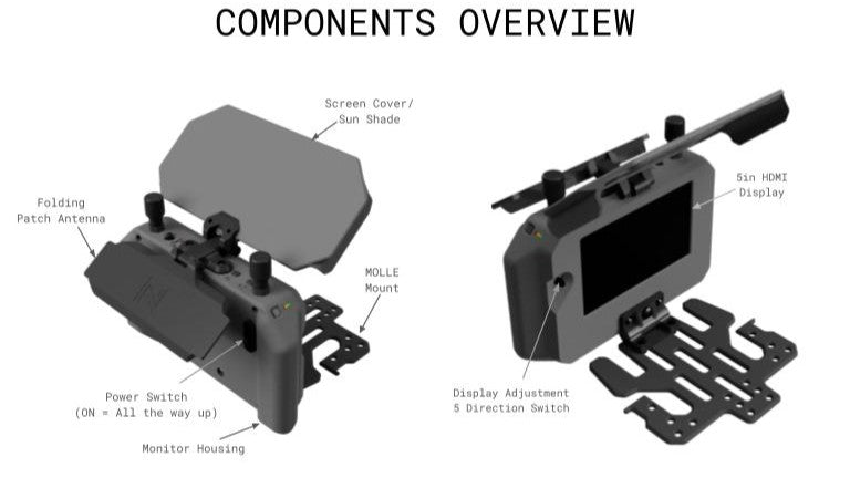 VRXM-5 Walksnail VRX Monitor (DISCONTINUED)